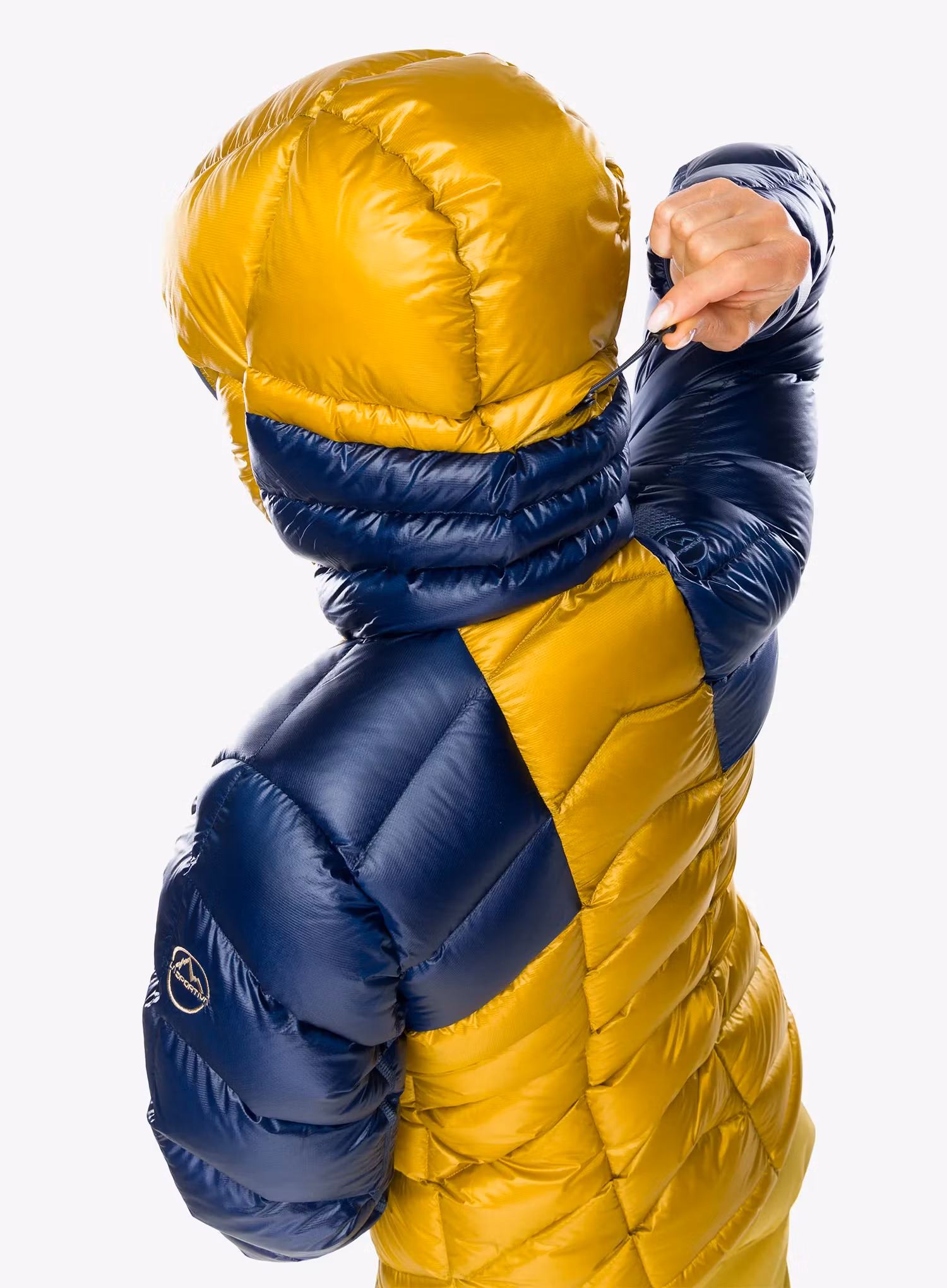 Bunda páperová dámska La Sportiva Lumina 300 Down Jacket - savana/night sky