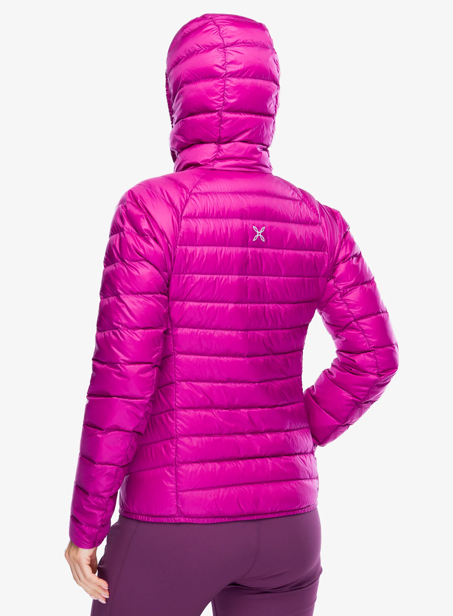 Bunda páperová dámska Montura Breeze Hooded Duvet Jacket - baton rouge