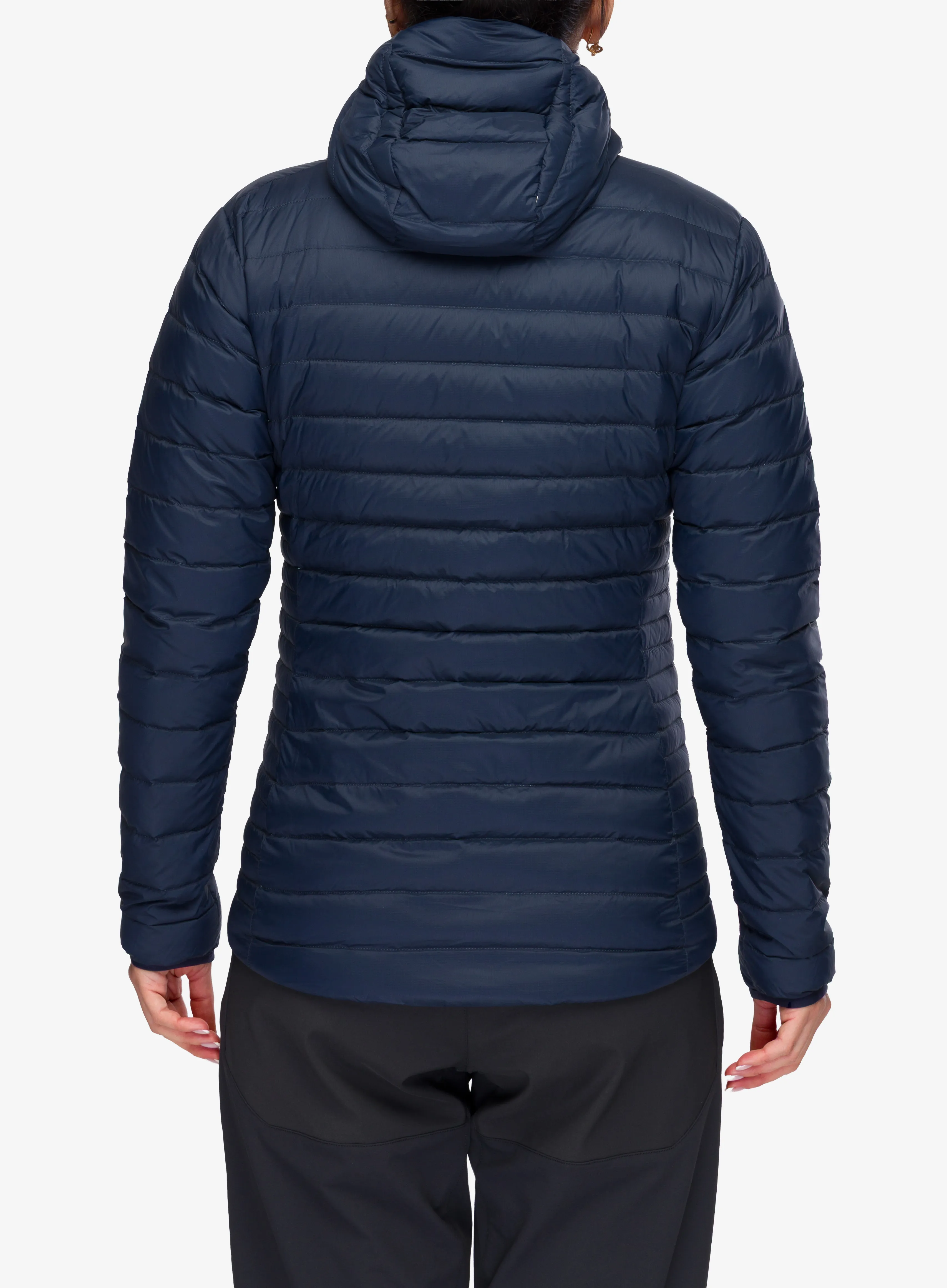 Bunda páperová dámska Mountain Equipment Earthrise Hooded Jacket - cosmos