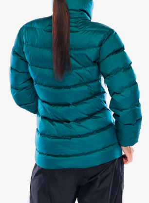 Bunda páperová dámska Mountain Equipment Lightline Jacket - deep teal
