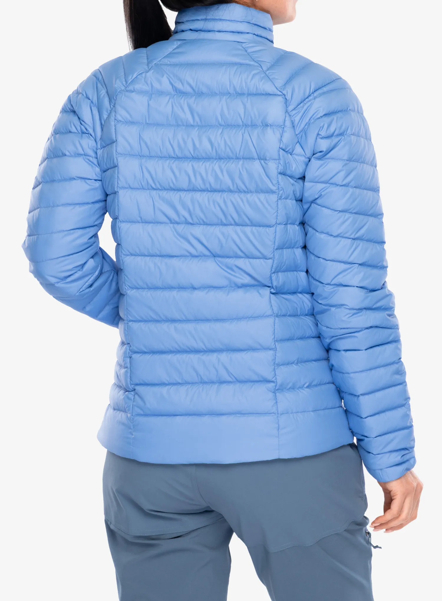 Bunda páperová dámska Patagonia Down Sweater - abundant blue