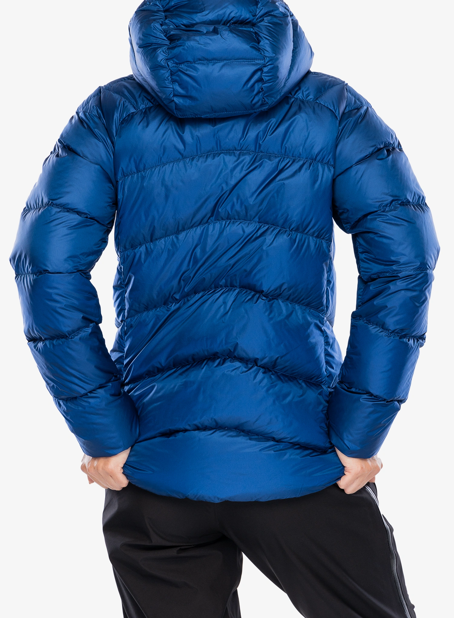 Bunda páperová dámska Patagonia Fitz Roy Down Hoody - clement blue