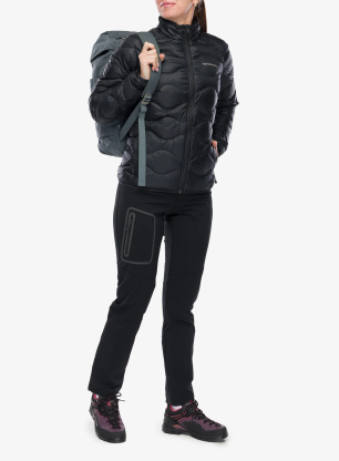 Bunda páperová dámska Peak Performance Helium Down Jacket - black
