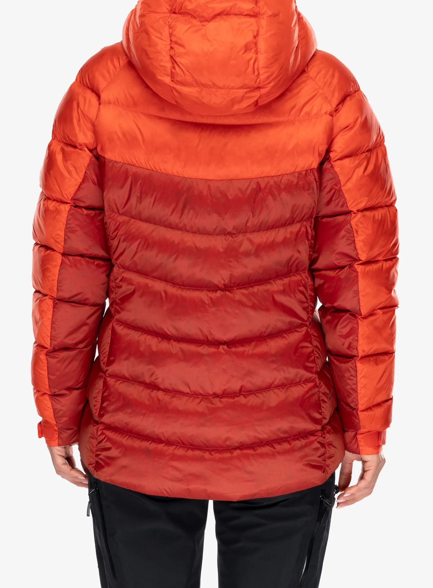 Bunda páperová dámska Rab Glaceon Pro Jacket - red grapefruit/tuscan red