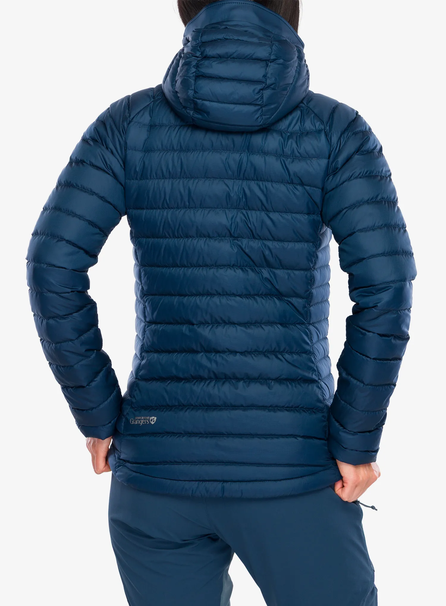 Bunda páperová dámska Rab Microlight Alpine Jacket - blue tempest 