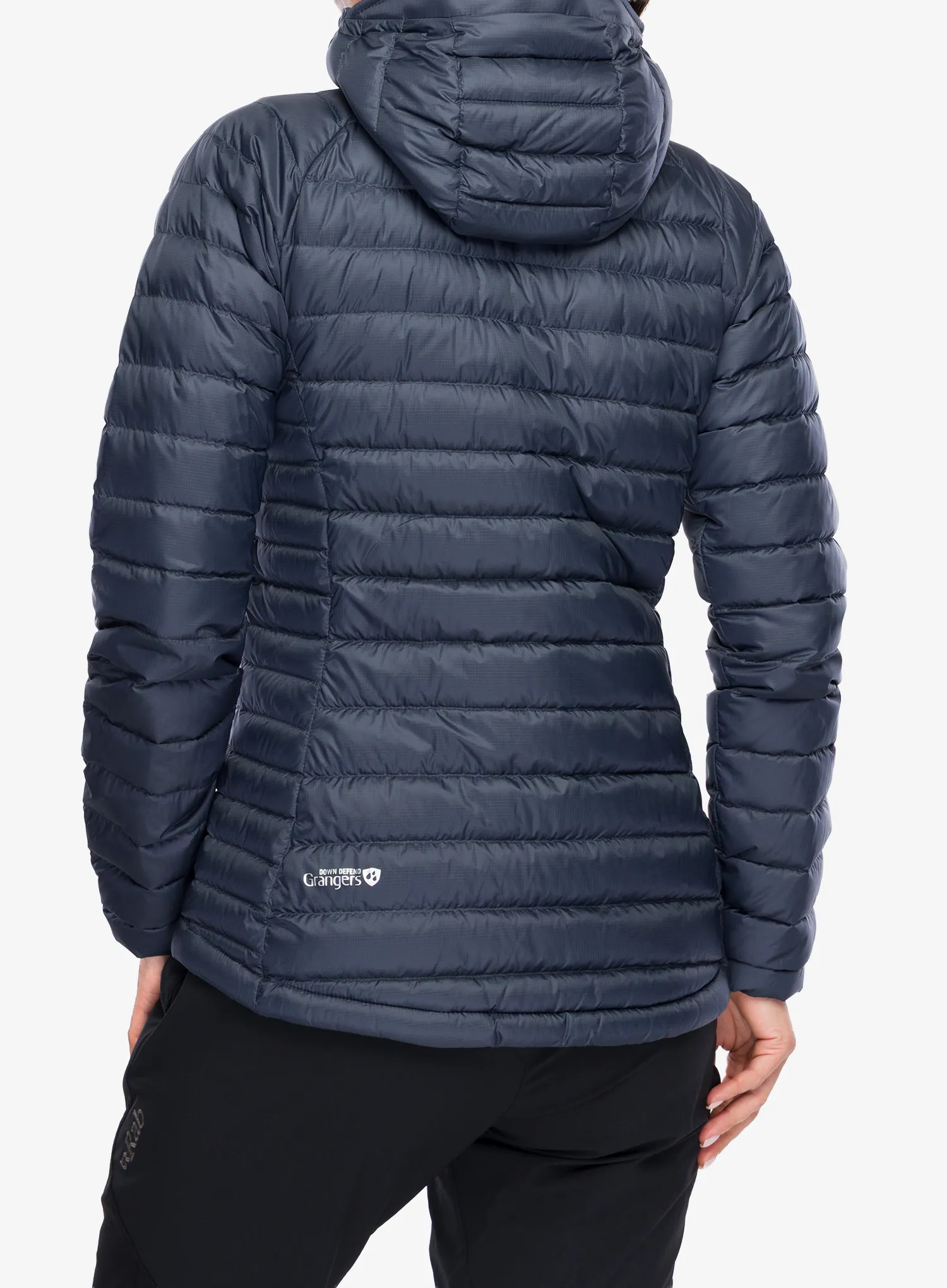 Bunda páperová dámska Rab Microlight Alpine Jacket - steel
