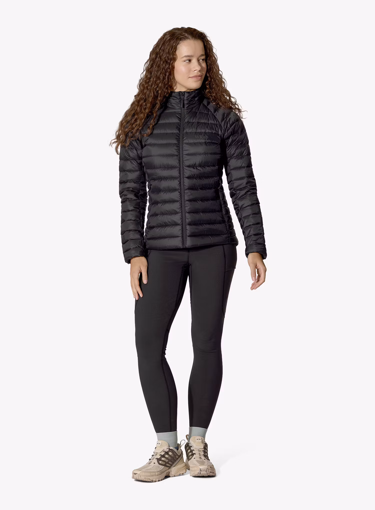Bunda páperová dámska Rab Microlight Jacket - blk