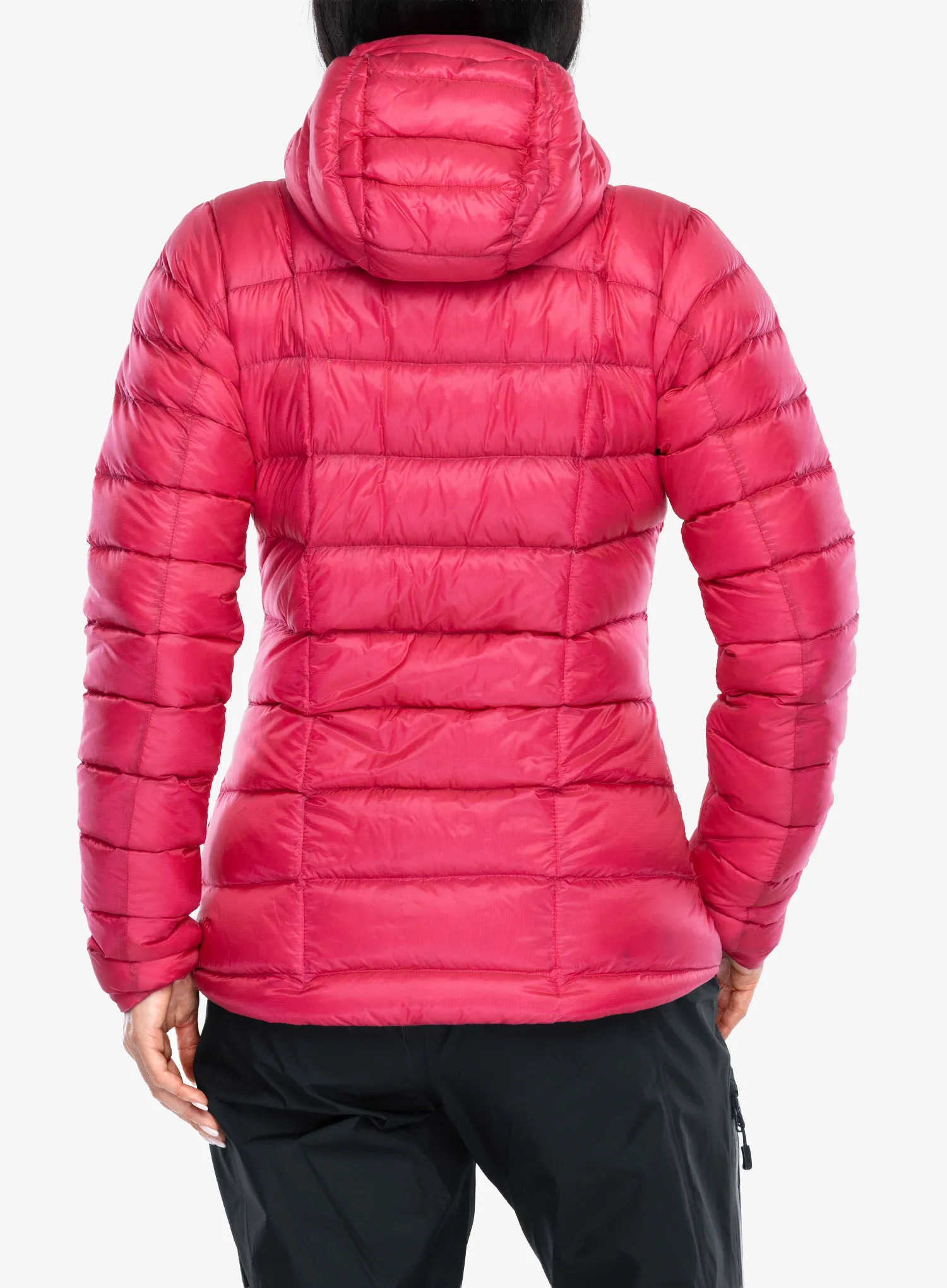 Bunda páperová dámska Rab Mythic Alpine Jacket - watermelon