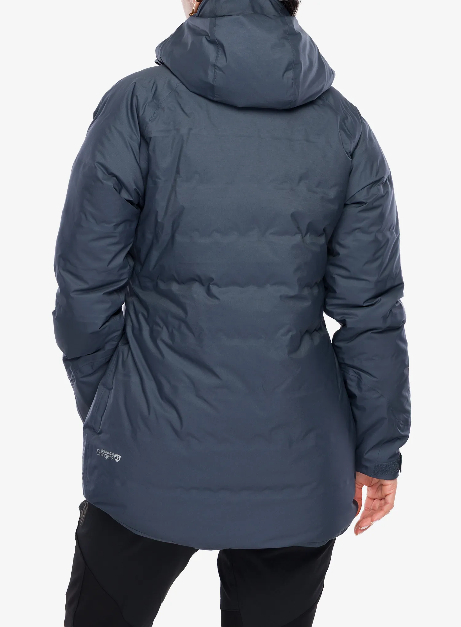 Bunda páperová dámska Rab Valiance Jacket - steel