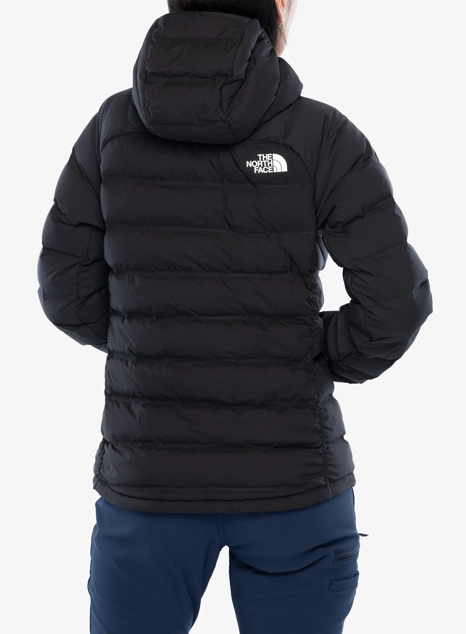 Bunda páperová dámska The North Face Abseil Stretch Down Hoodie - tnf black