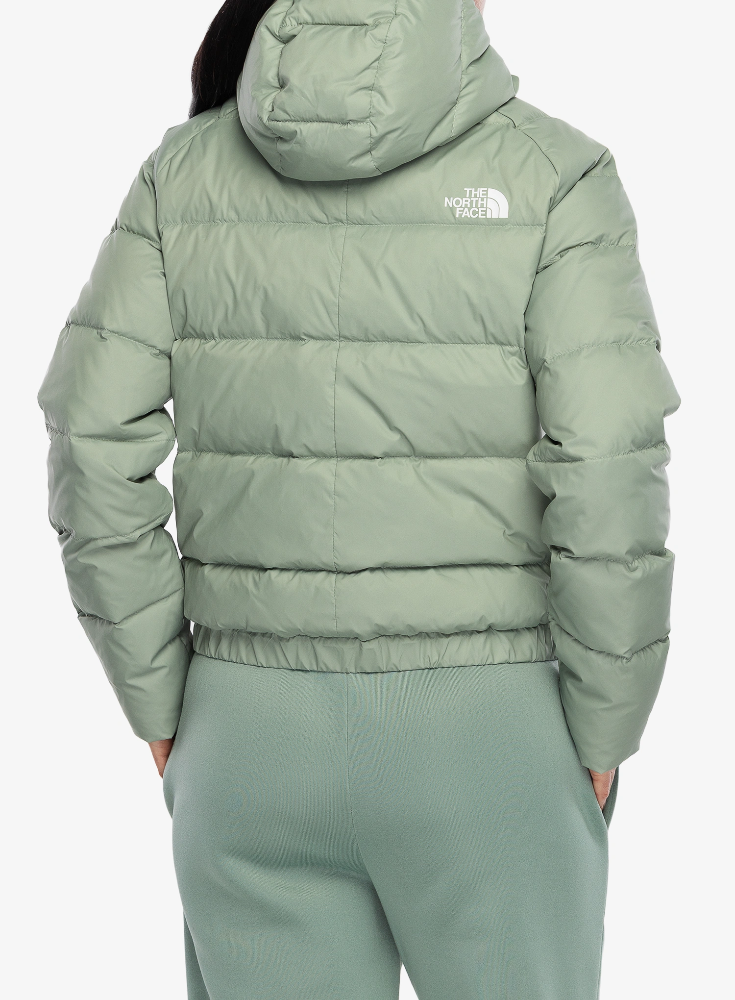 Bunda páperová dámska The North Face Hyalite Down Hoodie - slate moss