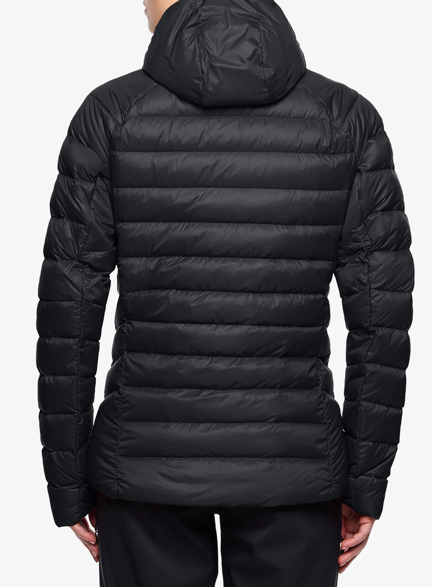 Bunda páperová dámska Vaude Monviso Down Hooded Jacket - black/black