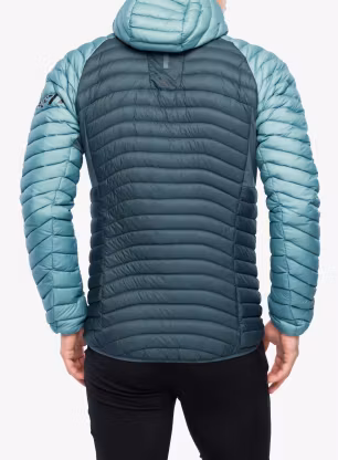 Páperová bunda Dynafit Radical Down Hooded Jacket - smoke blue