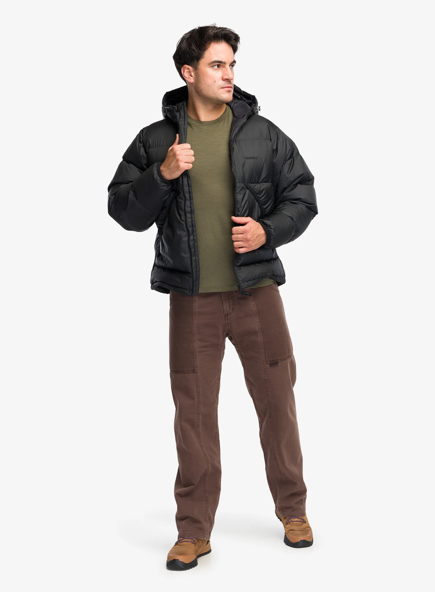 Páperová bunda Gramicci Coldfront Down Jacket - black