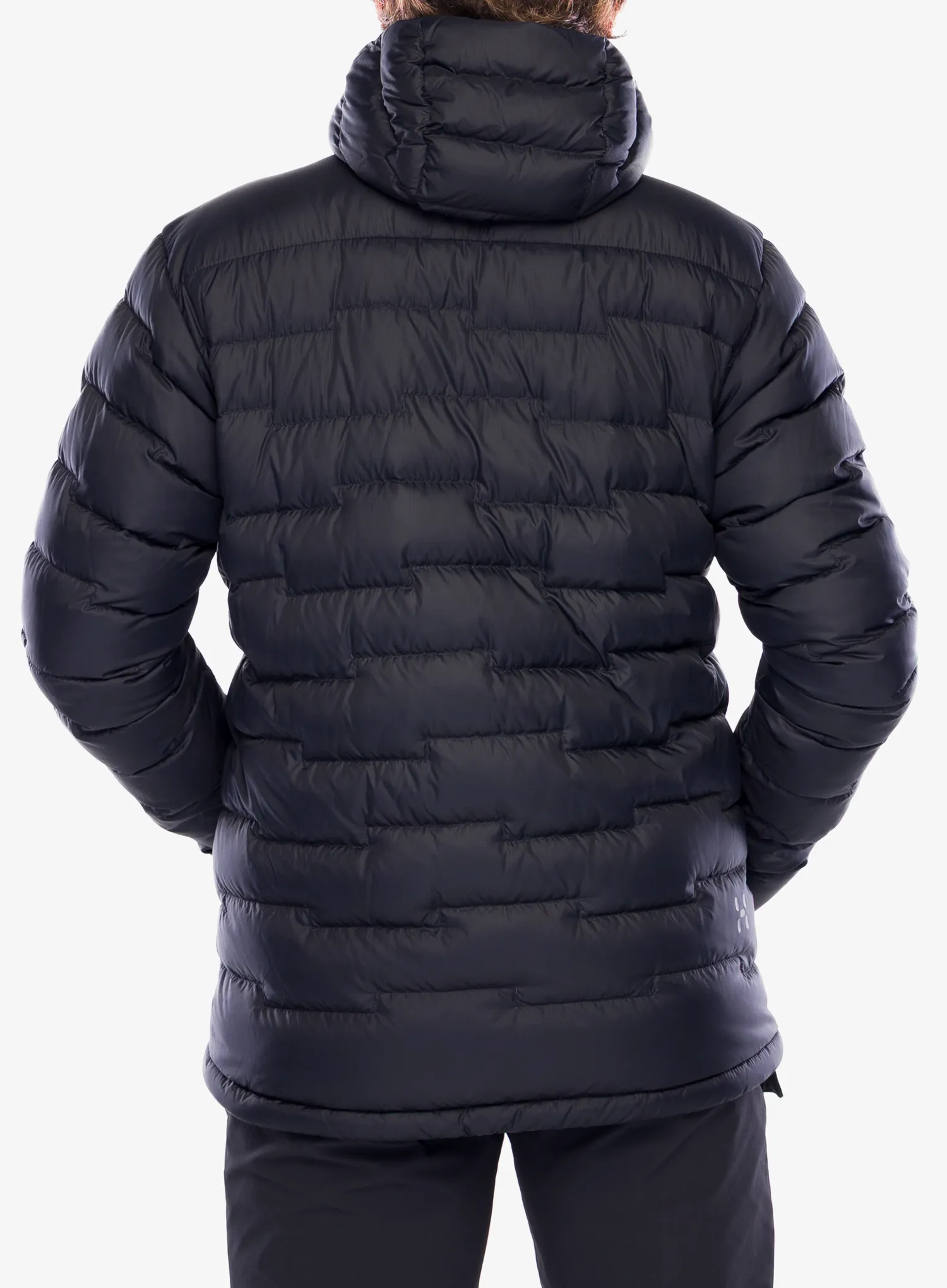 Páperová bunda Haglofs ROC Flash Down Hood - true black