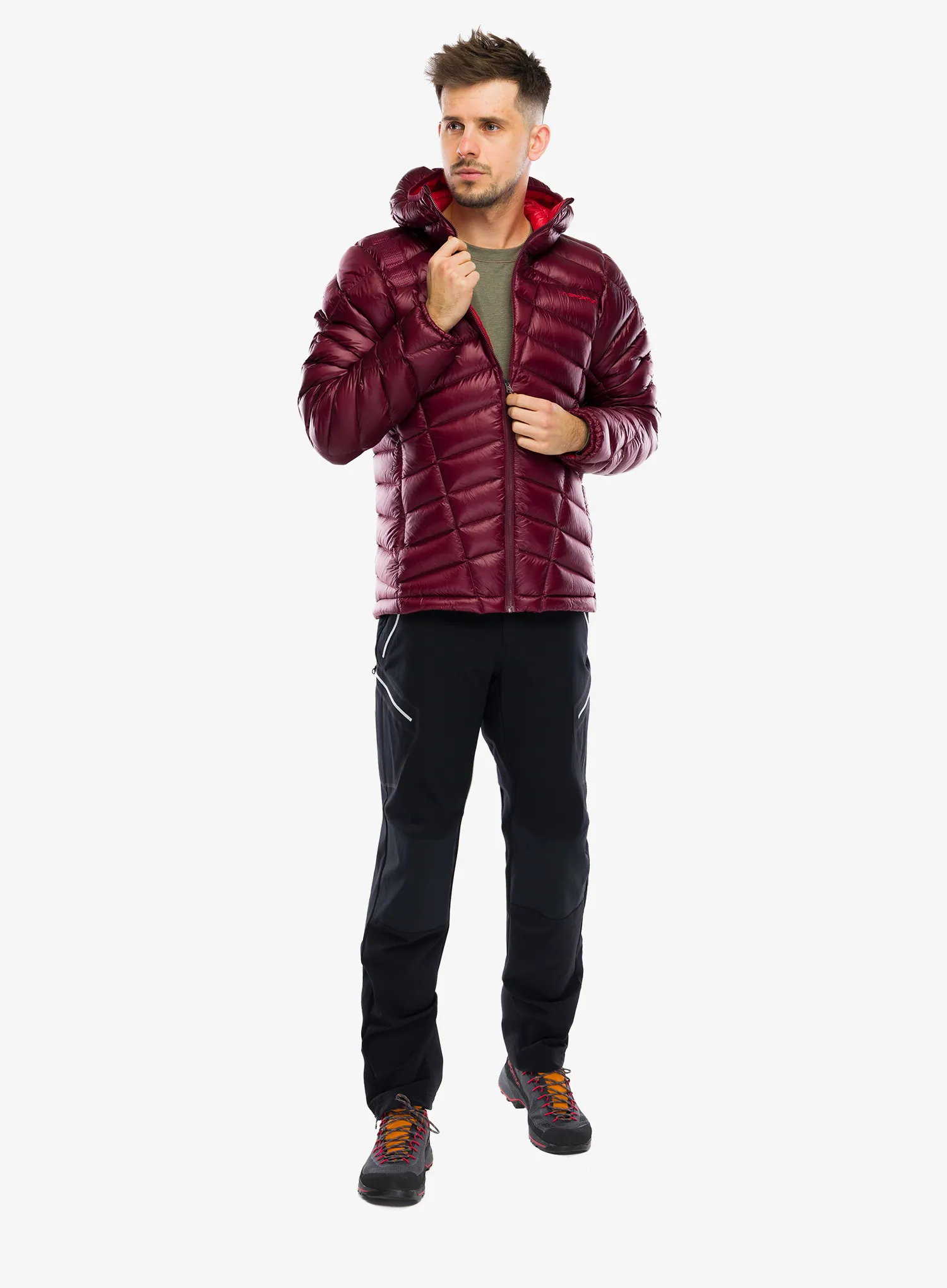 Páperová bunda La Sportiva Lumina 200 Down Jacket - redwood