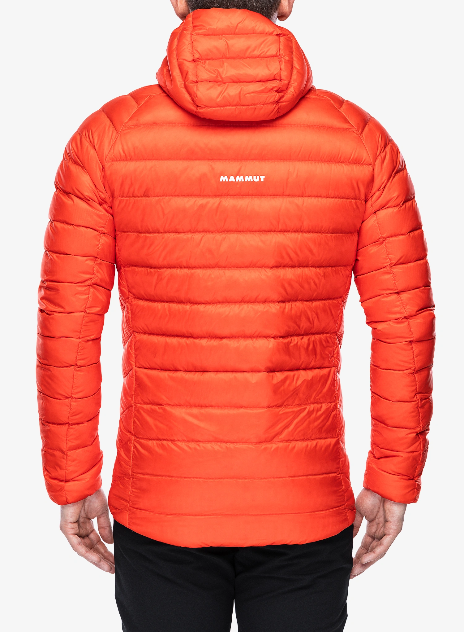 Páperová bunda Mammut Broad Peak IN Hooded Jacket - mammut red