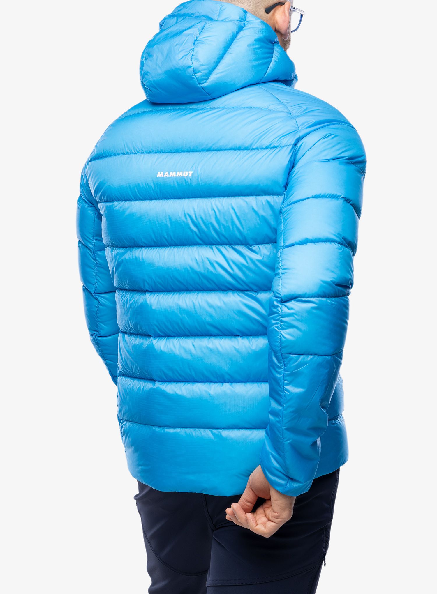 Páperová bunda Mammut Taiss IN Hooded Jacket - glacier blue