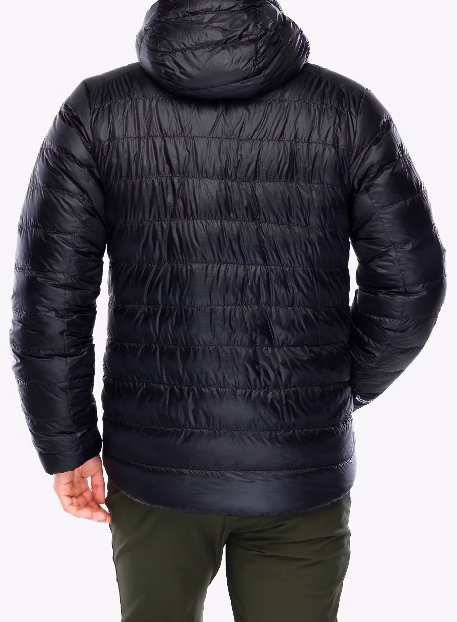 Páperová bunda Montane Alpine 850 Hoodie - black