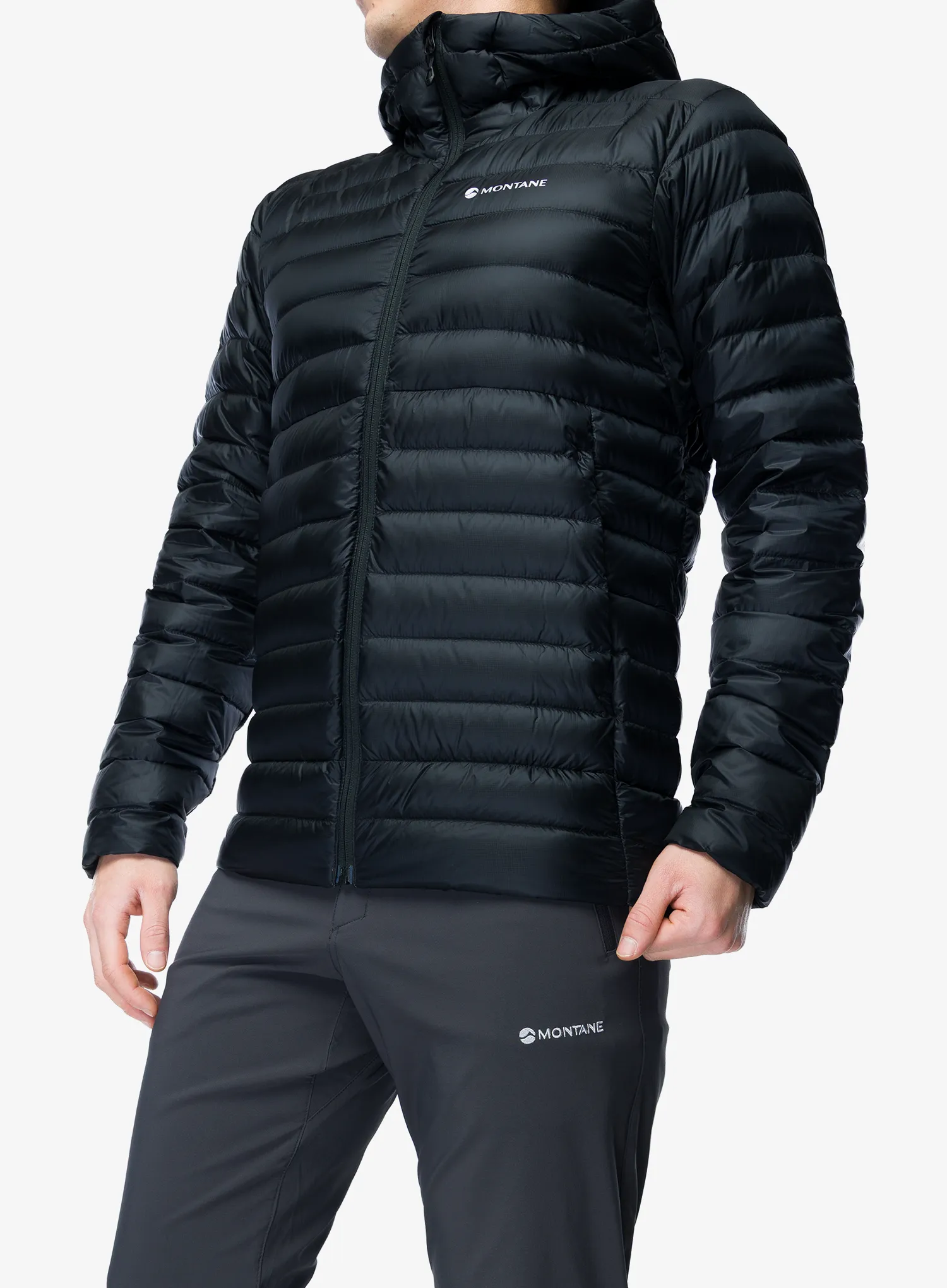 Páperová bunda Montane Anti Freeze Hoodie - black