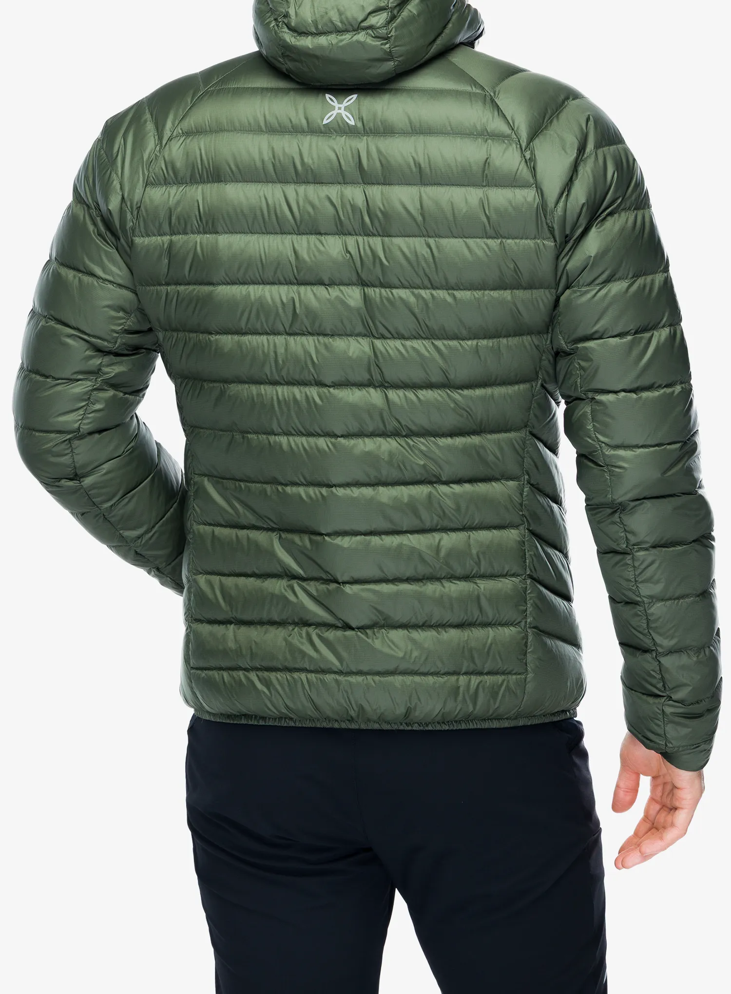 Páperová bunda Montura Breeze Hooded Duvet Jacket - sage green/sunny lime