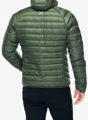 Páperová bunda Montura Breeze Hooded Duvet Jacket - sage green/sunny lime