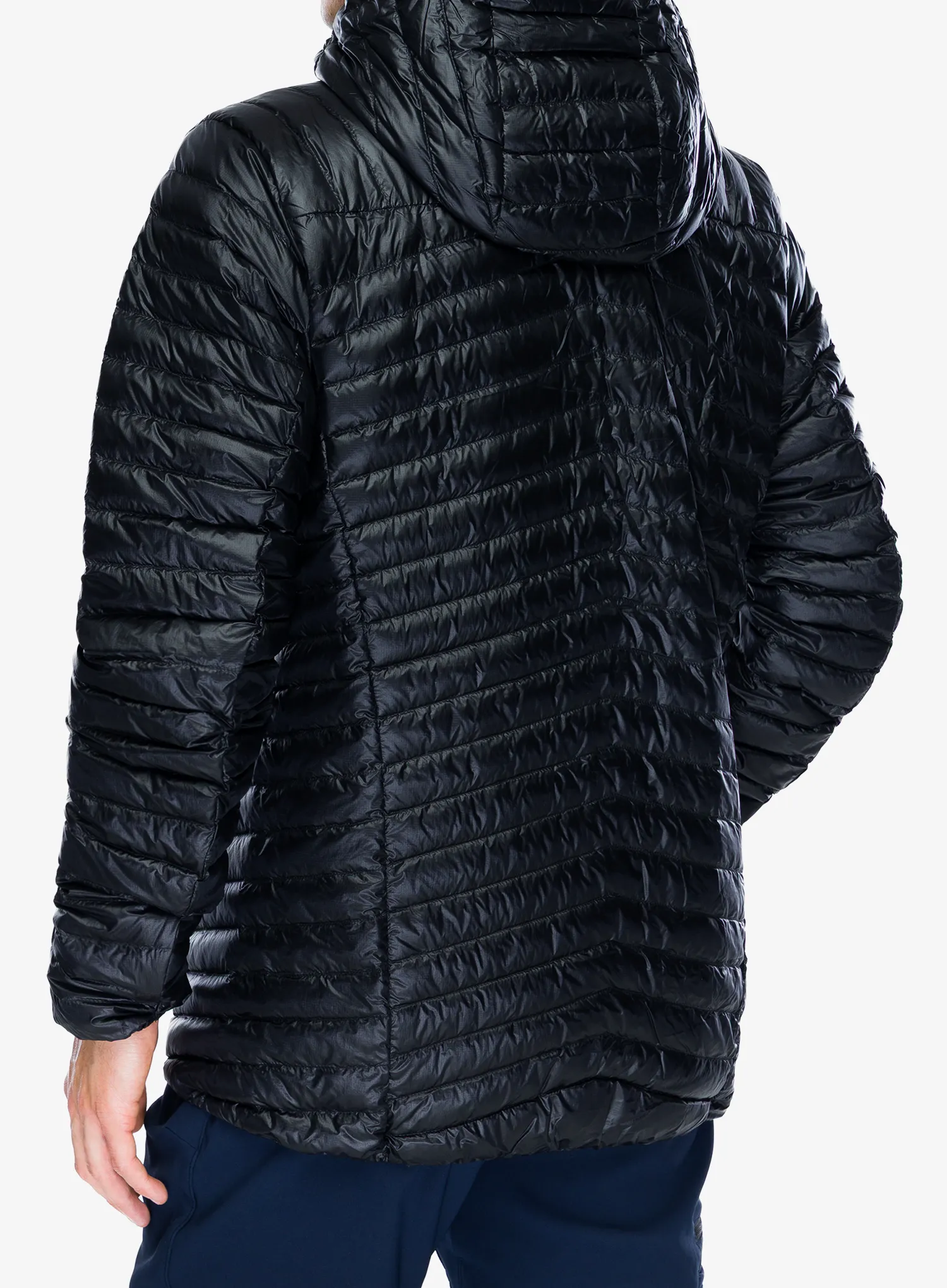 Páperová bunda Norrona Trollveggen Superlight Down800 Hood - caviar black