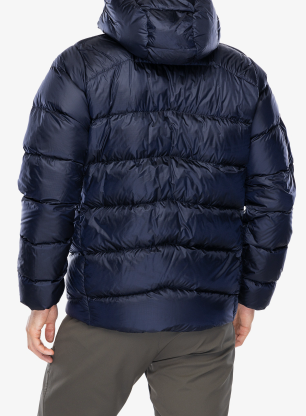Páperová bunda Patagonia Fitz Roy Down Hoody - sunken blue