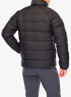 Páperová bunda Patagonia Reversible Silent Down Jacket - black