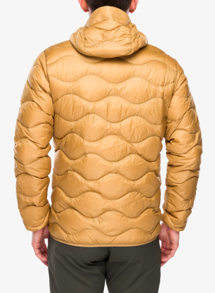 Páperová bunda Peak Performance Helium Down Hood Jacket - sierra sand