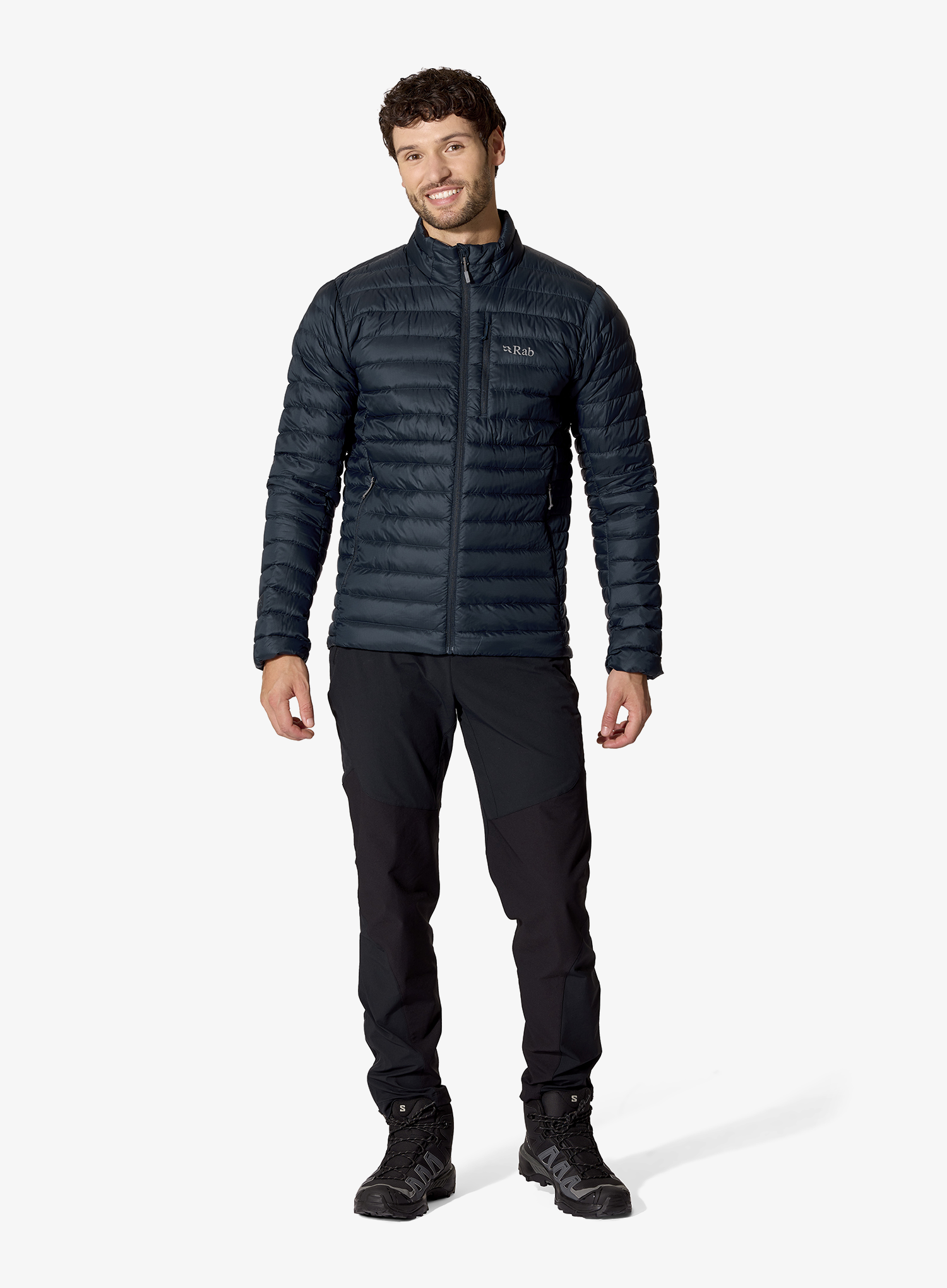 Páperová bunda Rab Microlight Jacket - galaxy blue