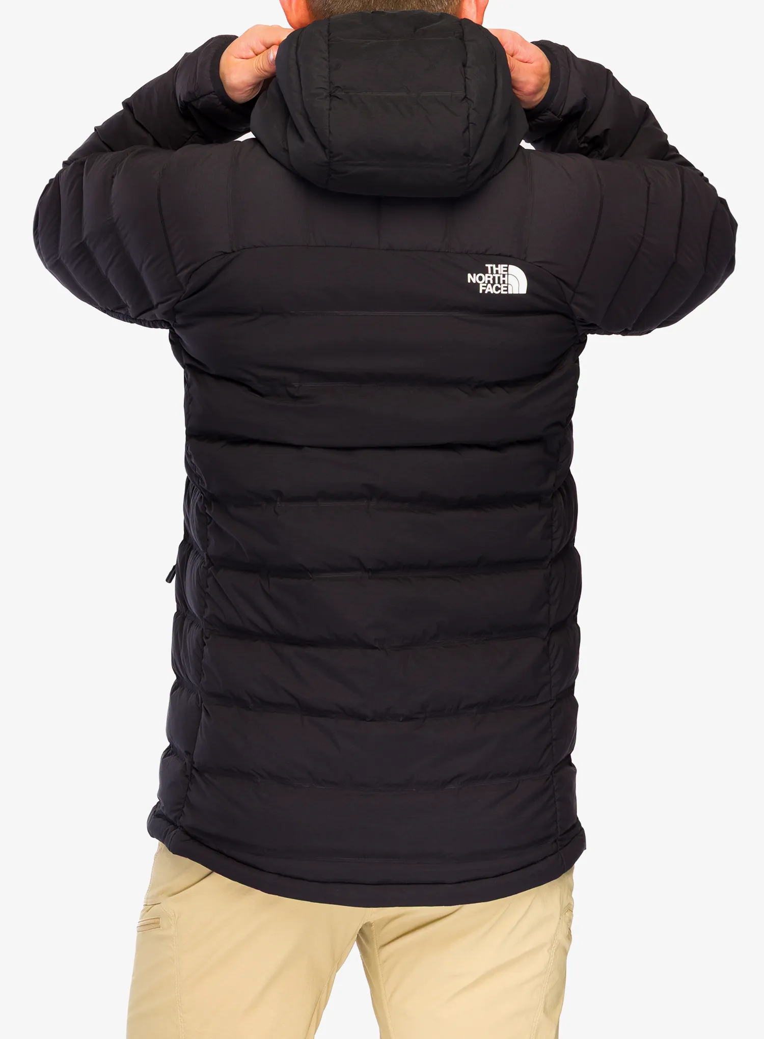 Páperová bunda The North Face Abseil Stretch Down Hoodie - tnf black