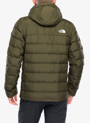 Páperová bunda The North Face Aconcagua 3 Hoodie - new taupe green