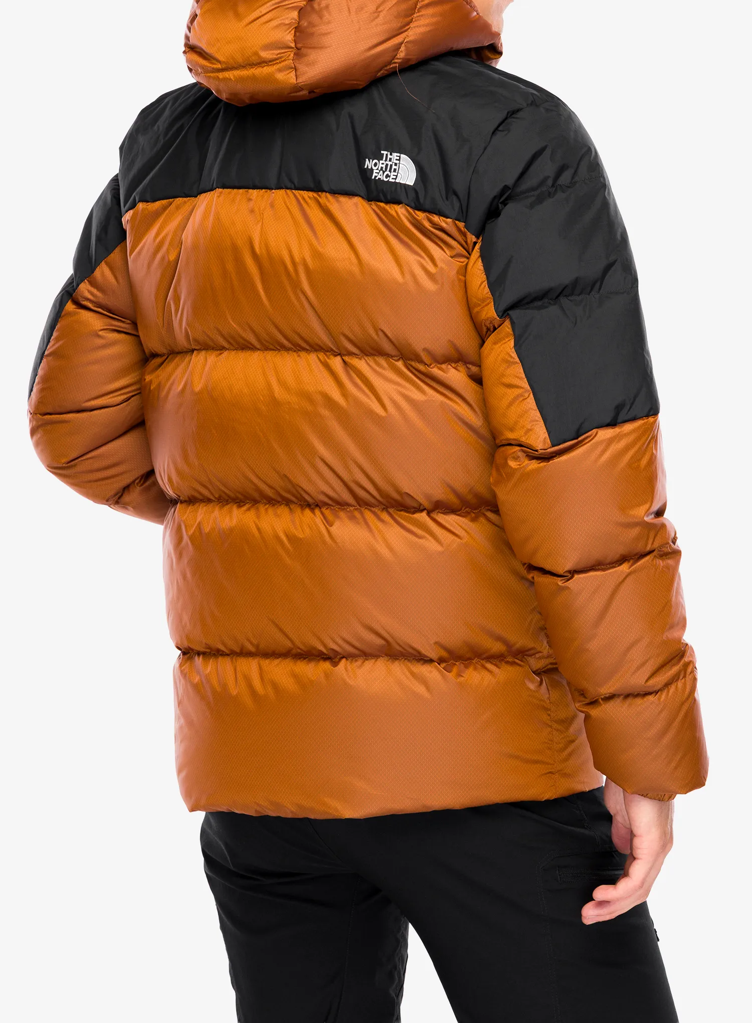 Páperová bunda The North Face Diablo Down 2.0 Hoodie - mushroom ember black heather