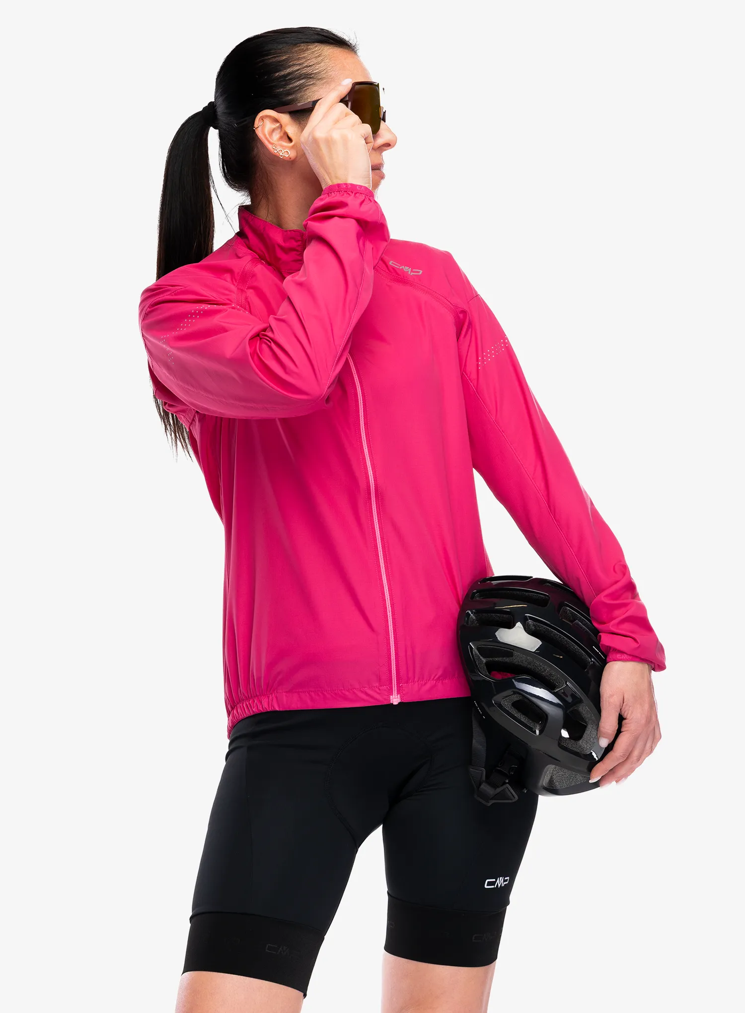 Dámska cyklistická bunda CMP Nuvexa Jacket - magenta