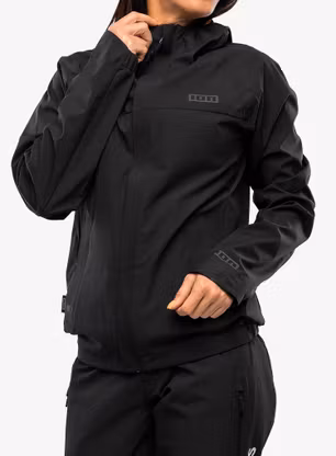 Cyklistická bunda ION Shelter 3L Hybrid - black