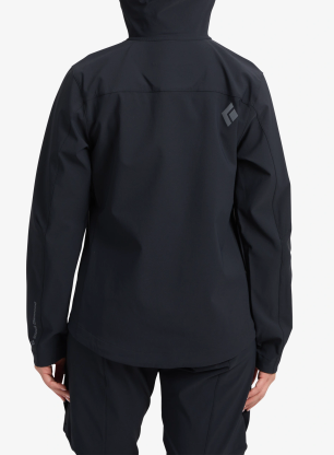Softshellová bunda dámska Black Diamond Dawn Patrol Softshell - black/black