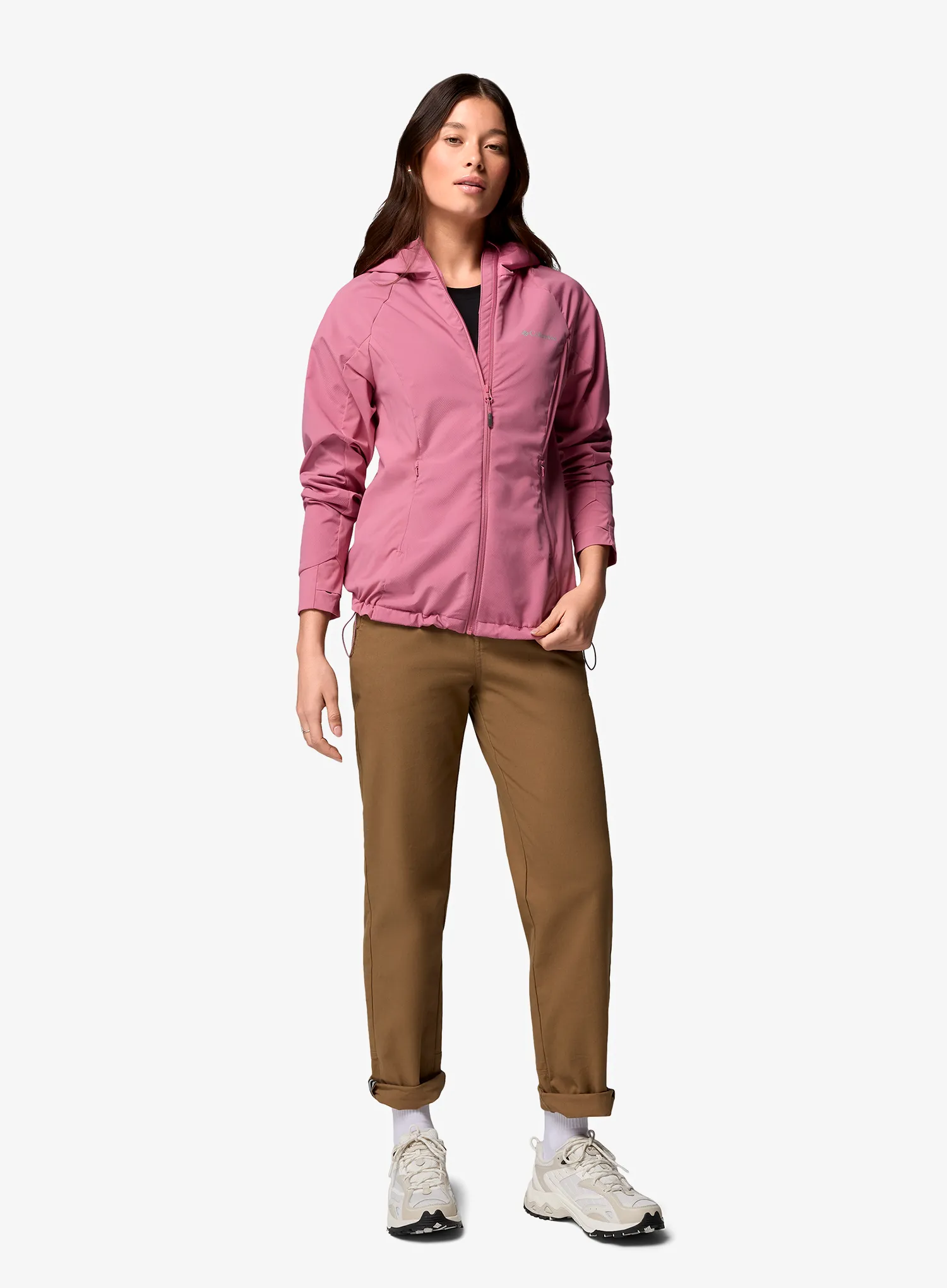 Softshellová bunda dámska Columbia Sweet As III Hooded Softshell - rosette