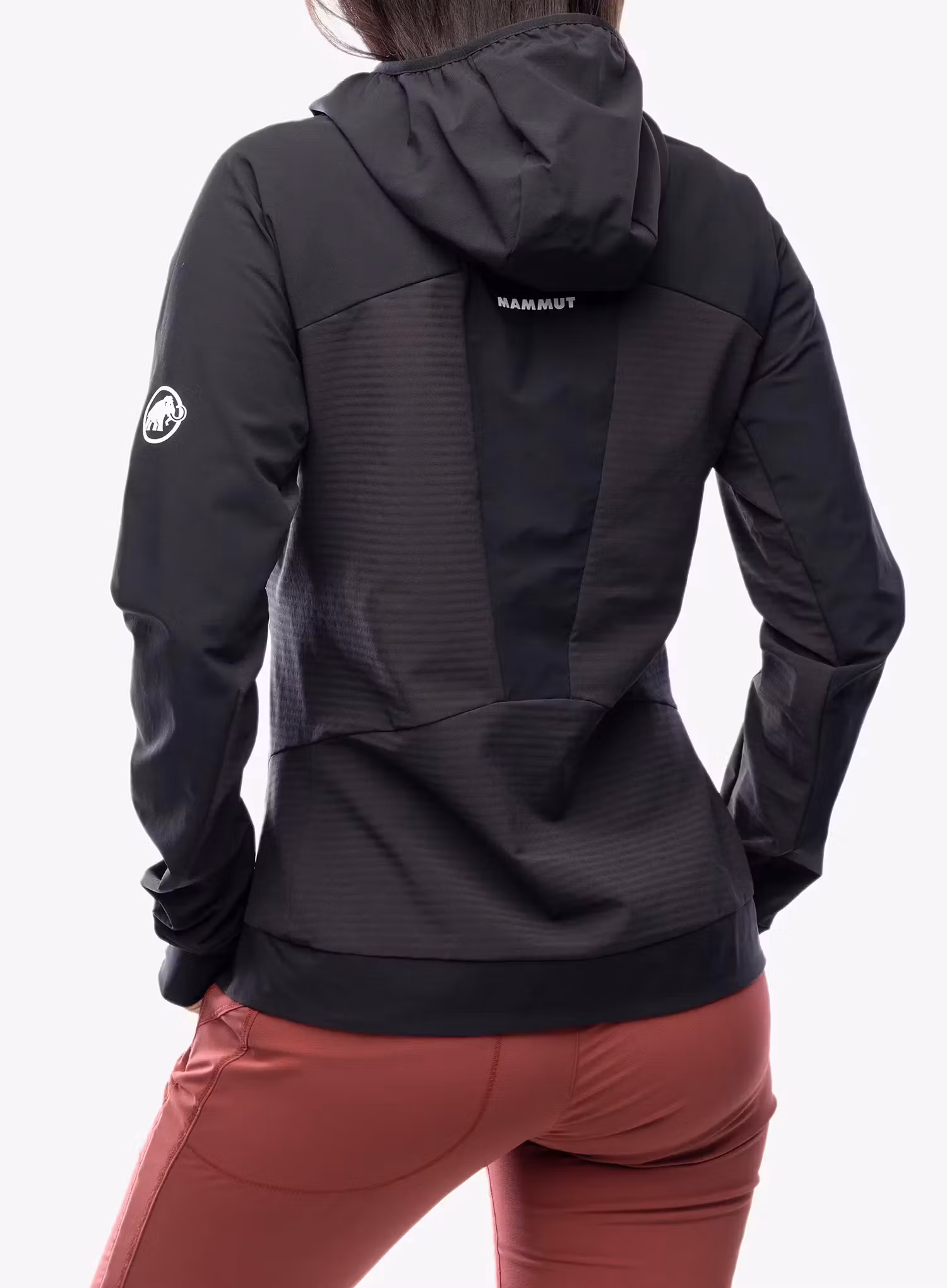Softshellová bunda dámska Mammut Aenergy SO Hybrid Hooded Jacket - black