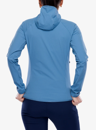 Softshellová bunda dámska Millet Kamet Xcs Light Hoodie - coronet blue