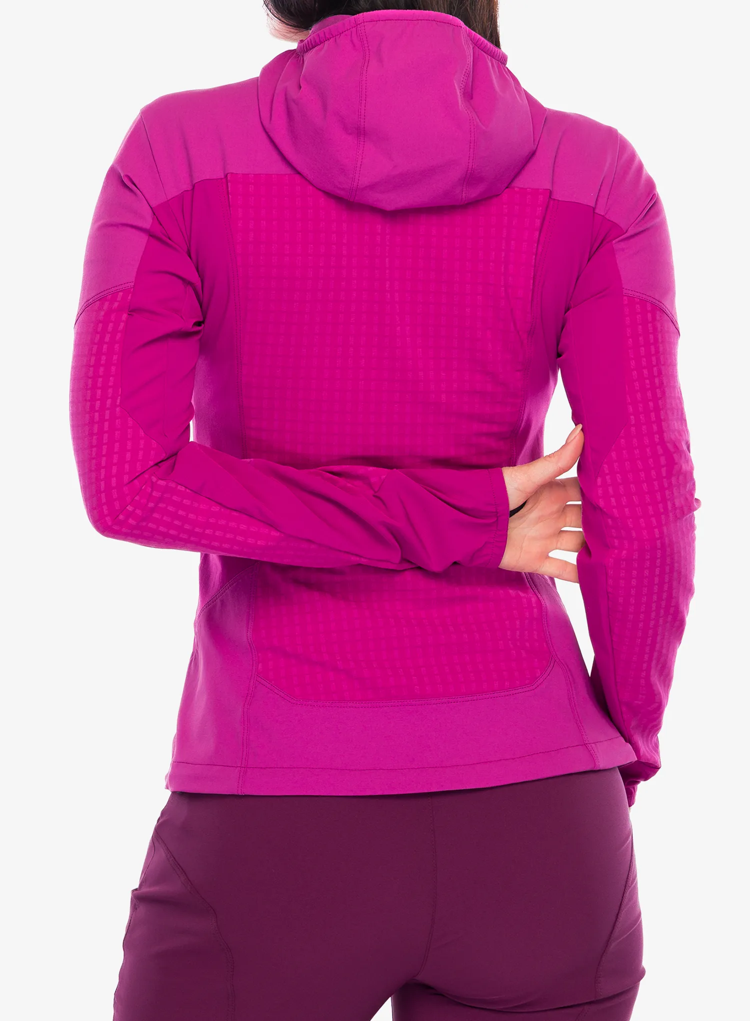 Softshellová bunda dámska Montura Seed Hooded Jacket - baton rouge/wine red