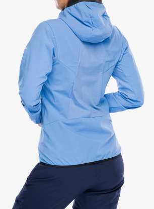 Softshellová bunda dámska Salewa Pedroc DST Light Jacket - morning blue