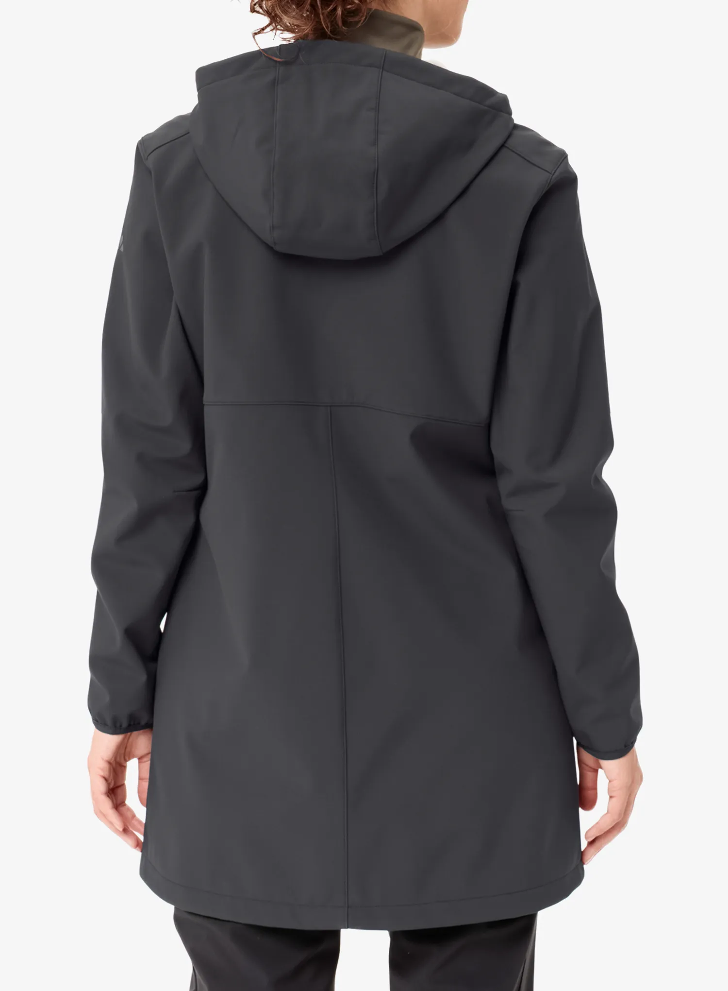 Bunda dámska Vaude Moena Softshell Parka - phantom black