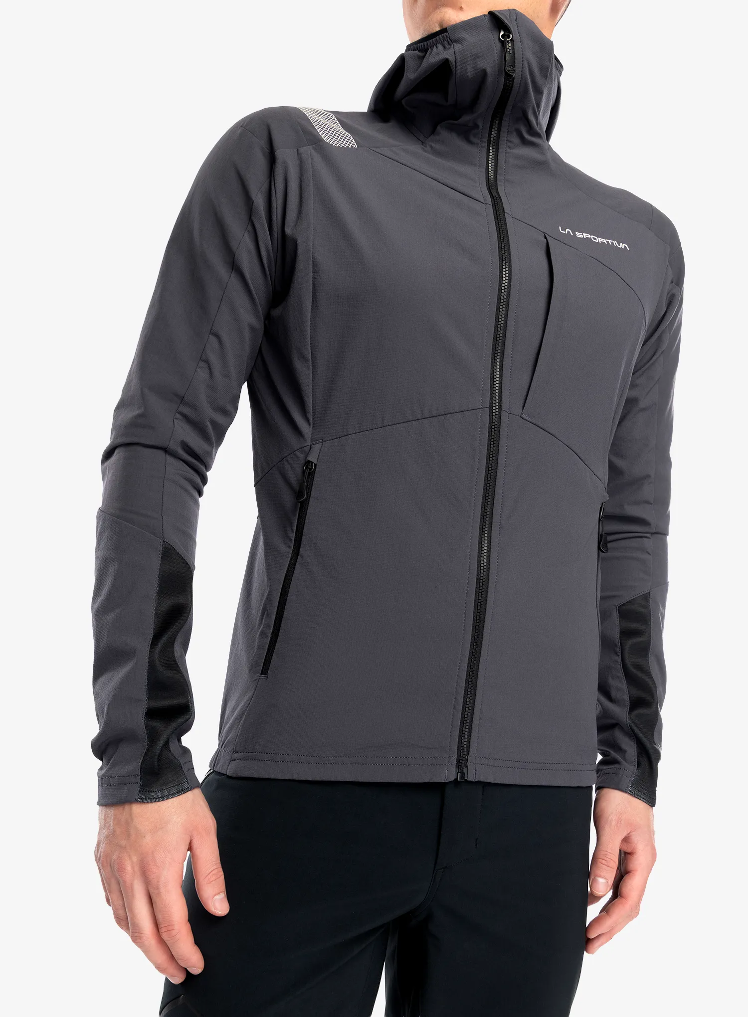 Softshellová bunda La Sportiva Aequilibrium Speed Jacket - onyx/chalk