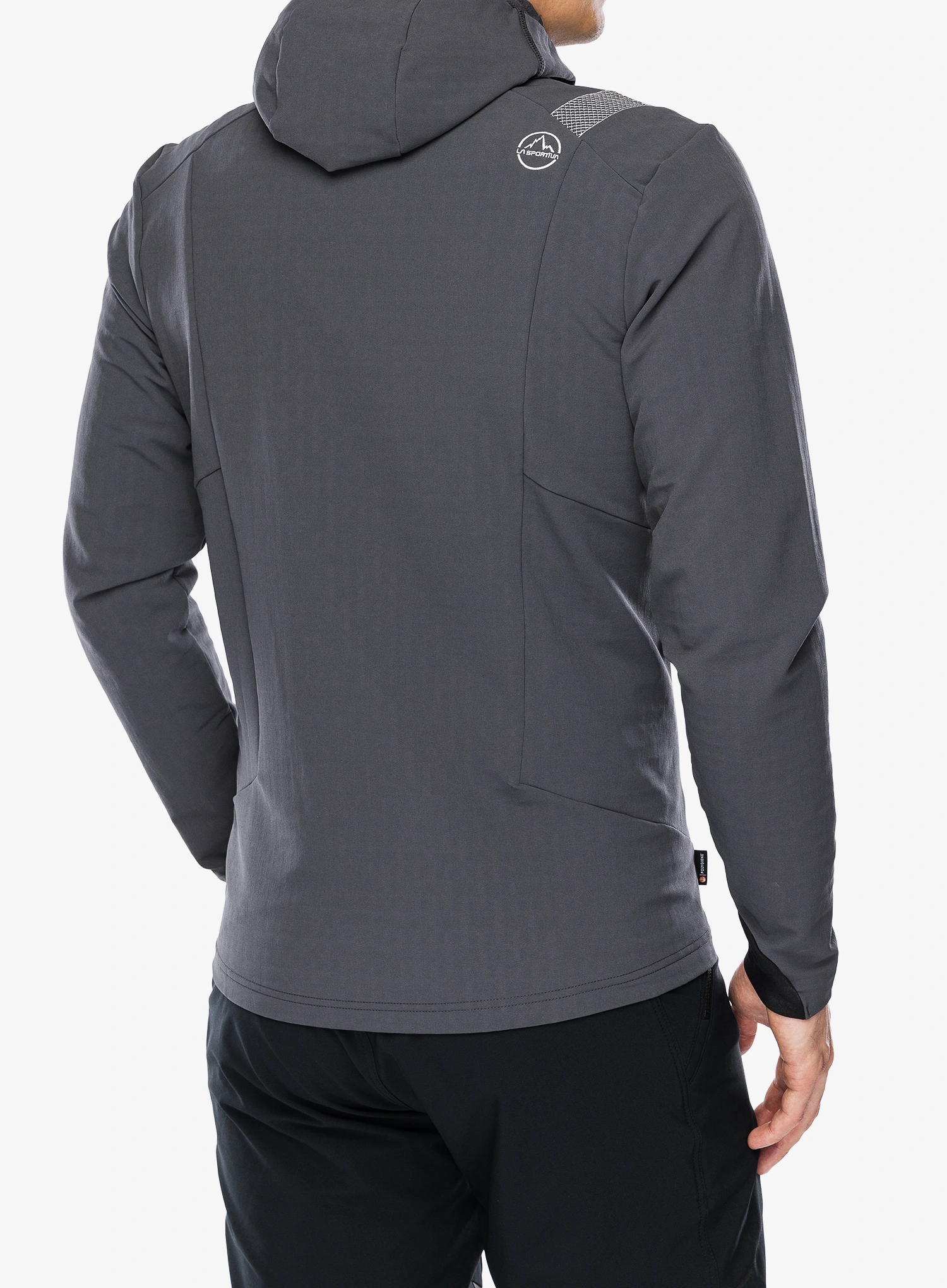 Softshellová bunda La Sportiva Descender Storm Jkt - onyx/chalk
