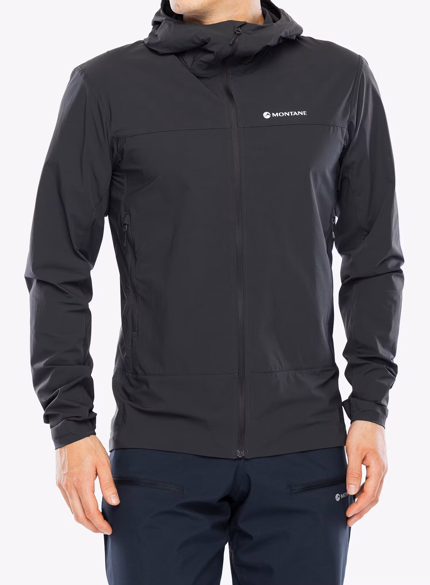 Softshellová bunda Montane Tenacity Nano Hoodie - midnight grey