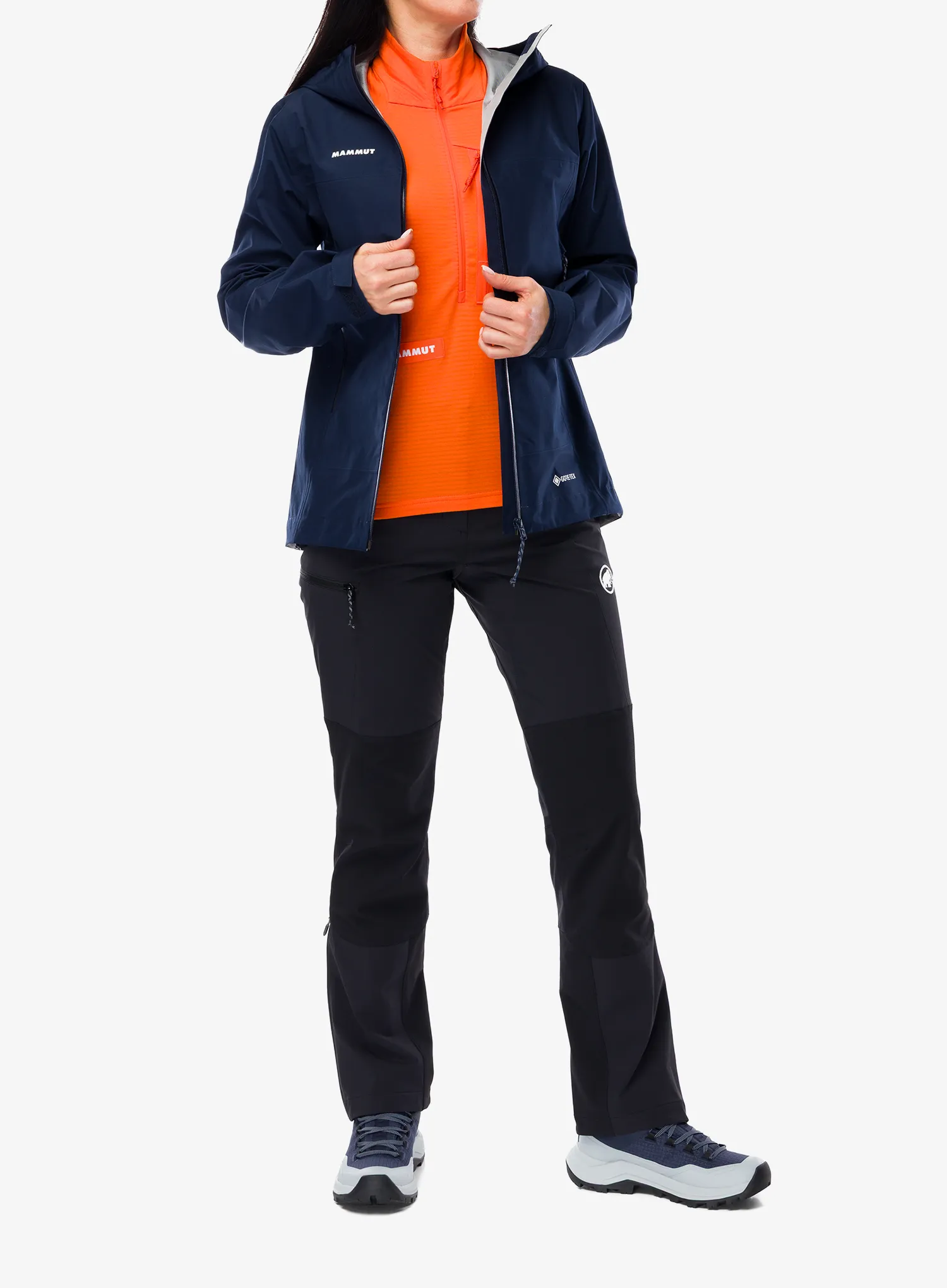 Bunda do hôr dámska Mammut Crater Light HS Hooded Jacket - marine