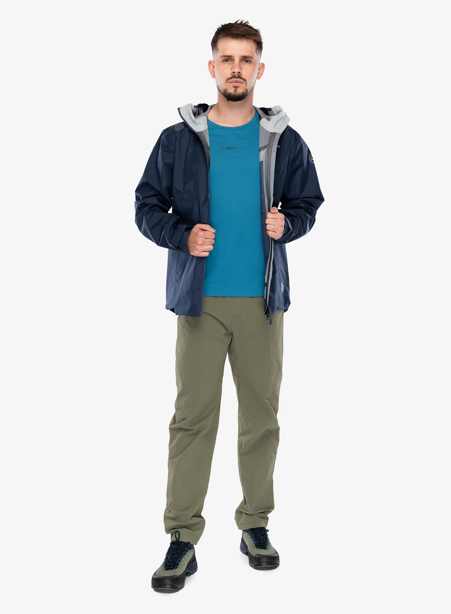 Bunda do hôr La Sportiva Discover Shell Jacket - night sky/chalk