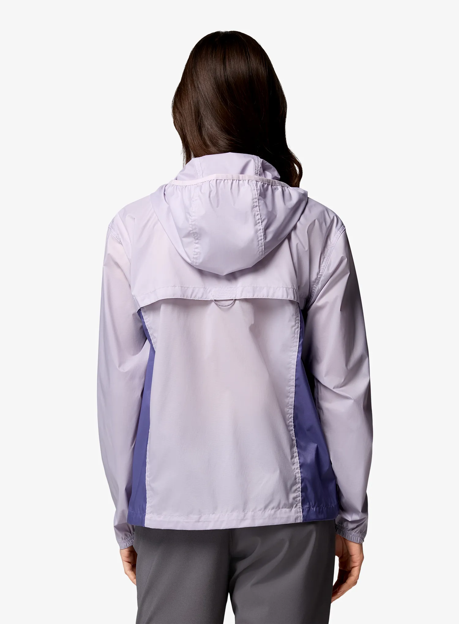 Vetrovka dámska Columbia Crested Canyon Windbreaker - lavender pearl/stormwatch