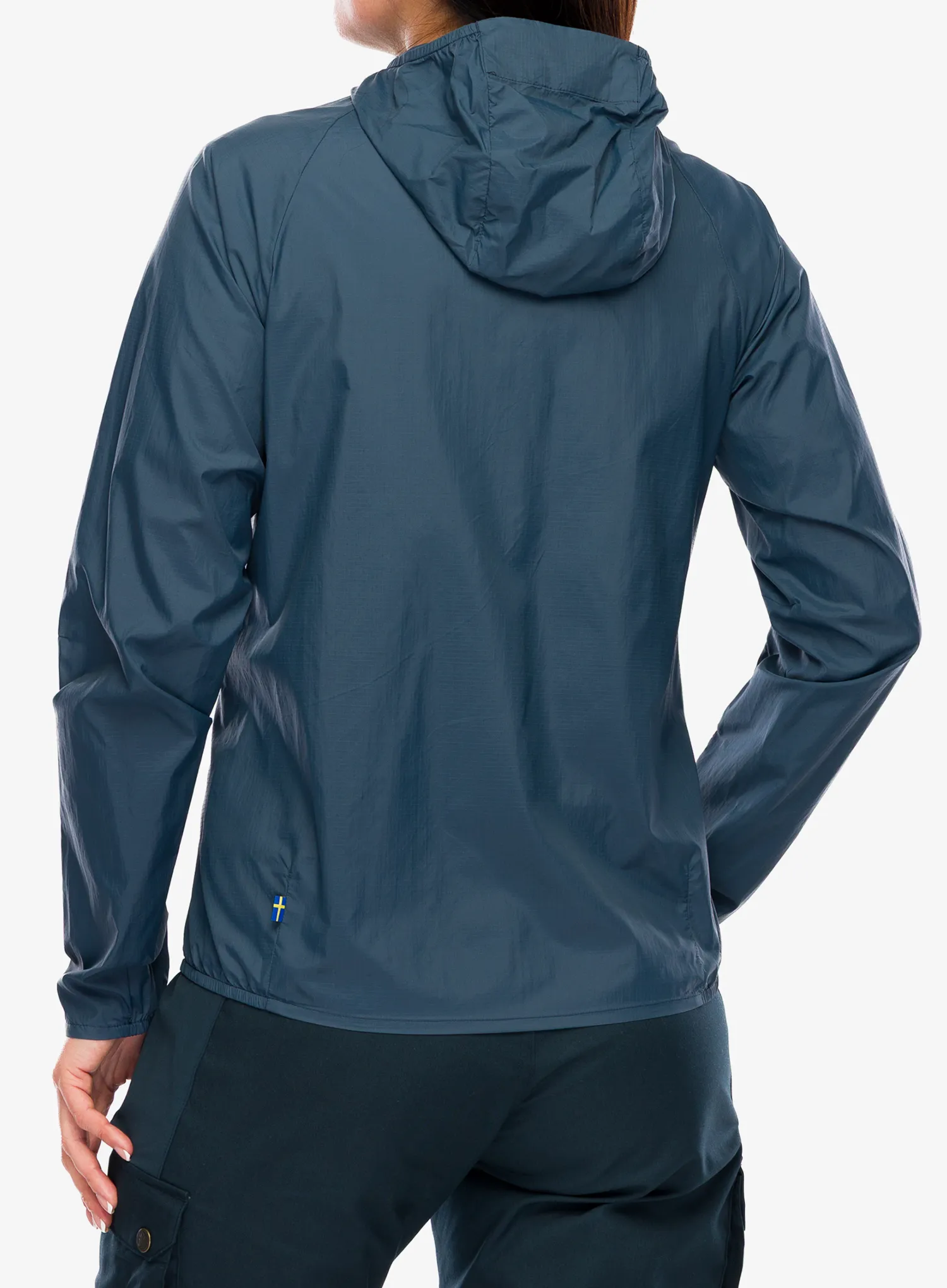 Vetrovka dámska Fjallraven Keb Latt Wind Jacket - mountain blue